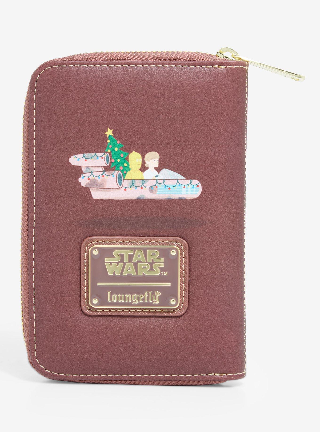 Loungefly Star Wars Jawa Christmas Tree Small Zip Wallet - BoxLunch Exclusive, , alternate