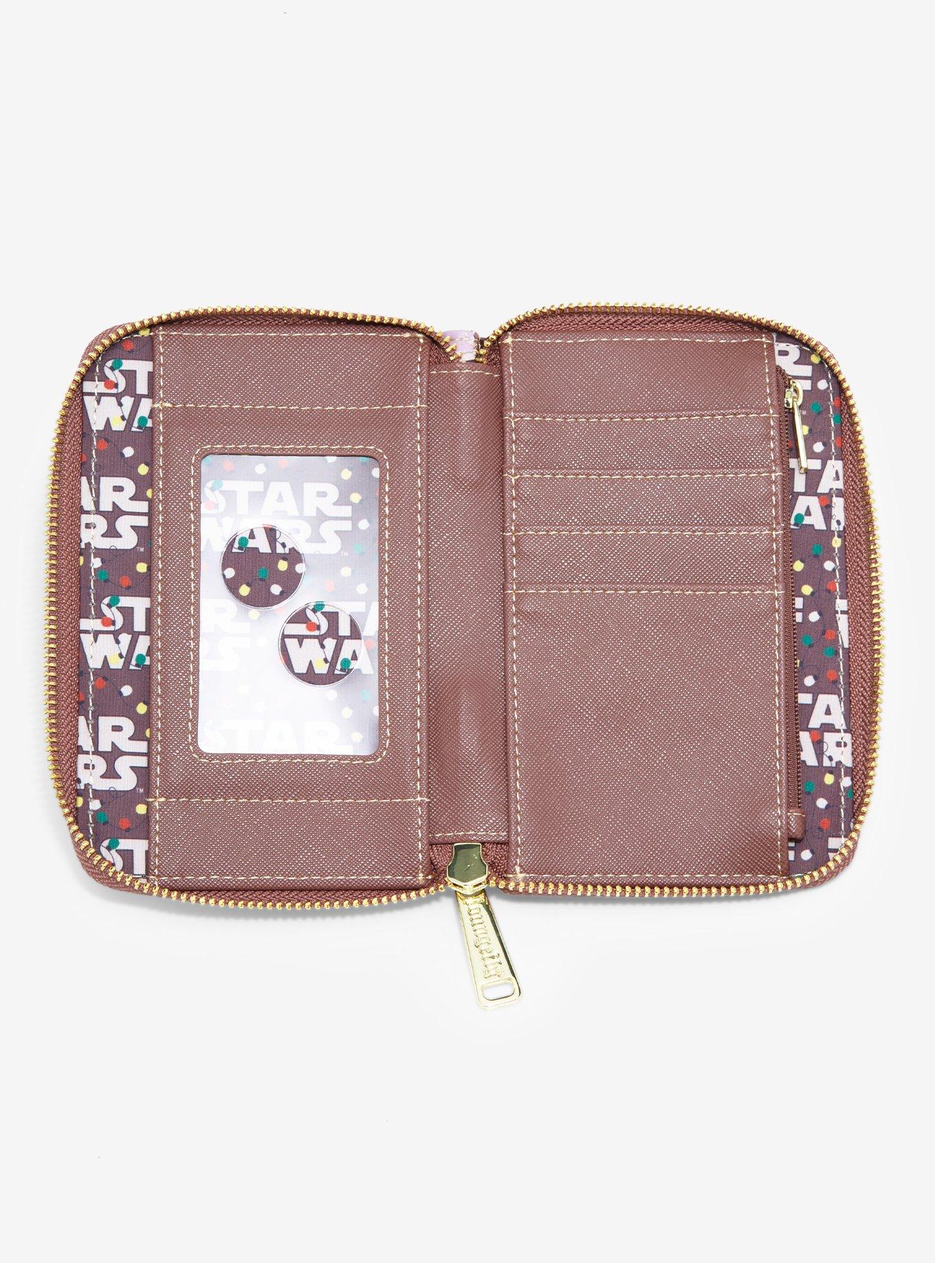 Loungefly Star Wars Jawa Christmas Tree Small Zip Wallet - BoxLunch Exclusive, , alternate