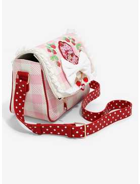 Strawberry Shortcake Gingham Bow Crossbody Bag — BoxLunch Exclusive, , hi-res