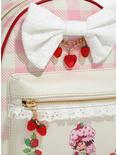 Strawberry Shortcake Gingham Bow Mini Backpack — BoxLunch Exclusive, , alternate