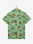 Opposuits Nintendo Donkey Kong & Diddy Kong Allover Print Woven Button-Up - BoxLunch Exclusive, GREEN, alternate