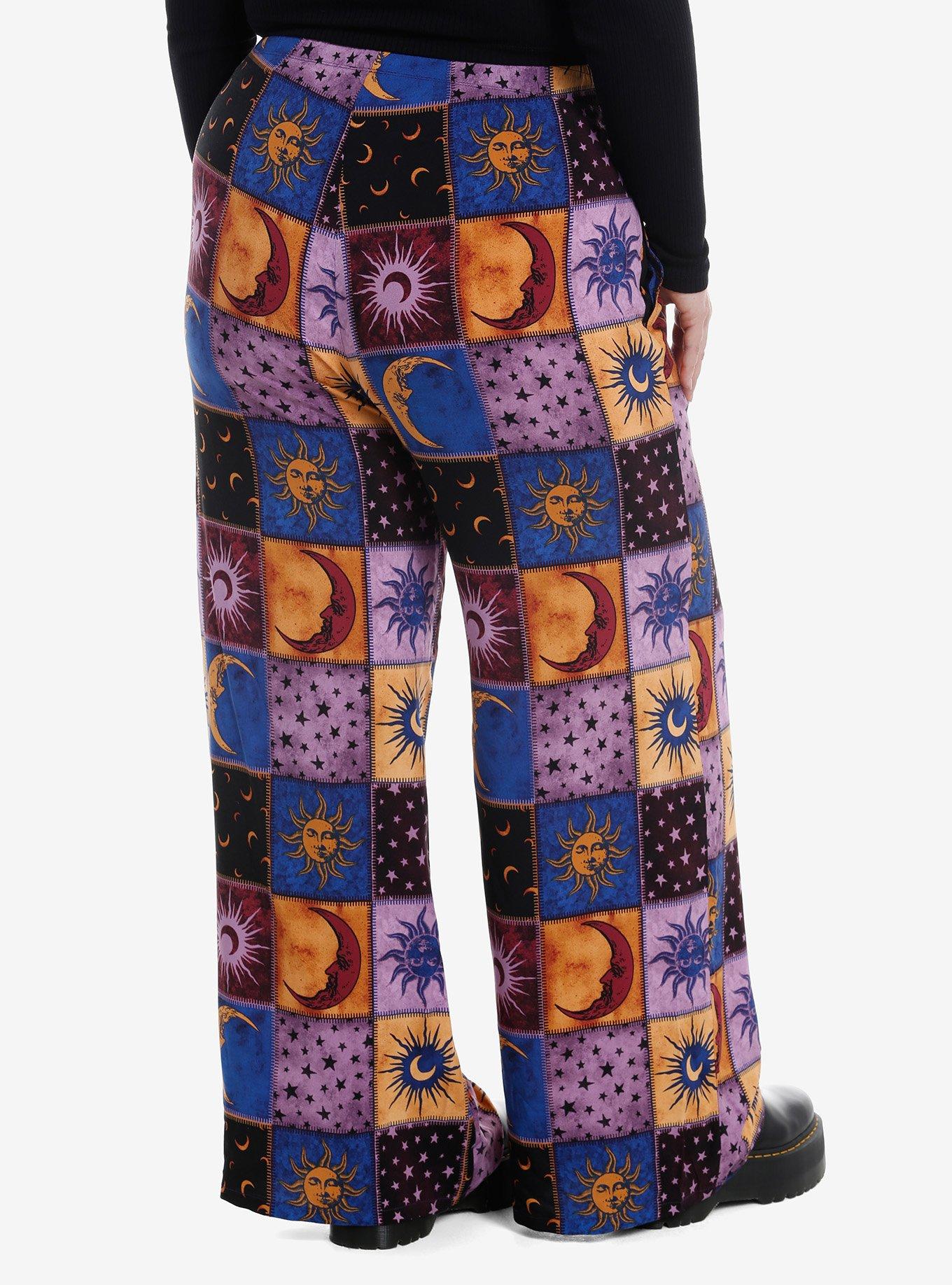 Celestial Patches Lounge Pants Plus Size, , hi-res