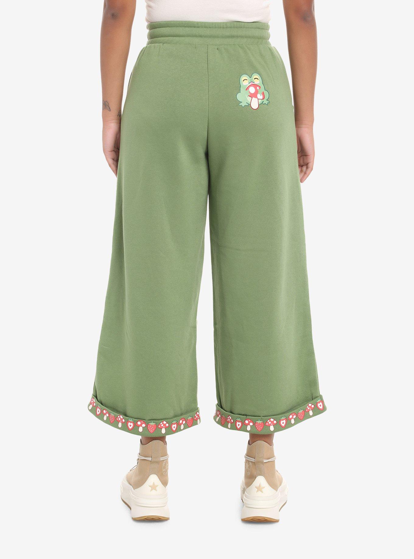 Sweet Society Green Frog Girls Lounge Pants, SAGE, alternate