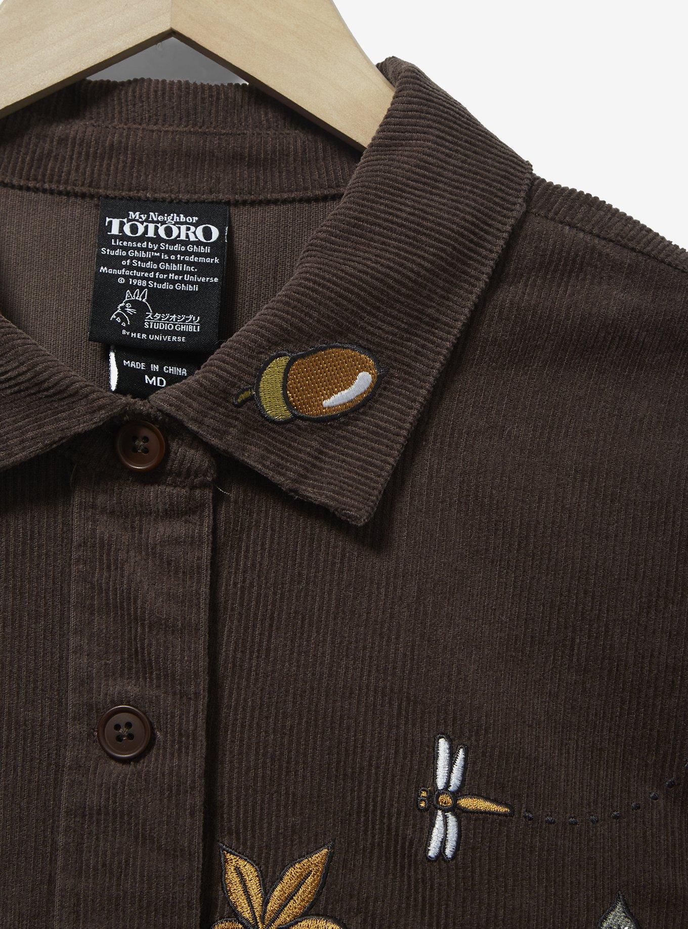 Studio Ghibli My Neighbor Totoro Forest Embroidered Overshirt - BoxLunch Exclusive