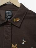 Studio Ghibli My Neighbor Totoro Forest Embroidered Overshirt - BoxLunch Exclusive, BROWN, alternate