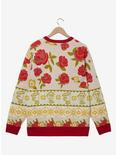 Disney Beauty and The Beast Rose Patterned Women's Cardigan - BoxLunch Exclusive, BEIGE, alternate