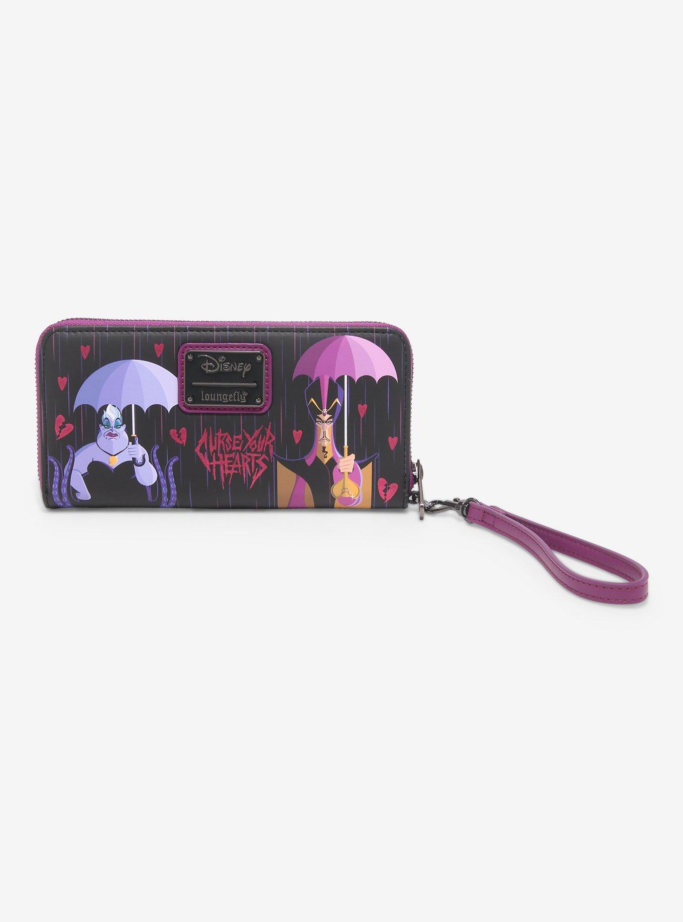 Loungefly Disney Villains Curse Your Hearts Umbrella Wallet, , alternate