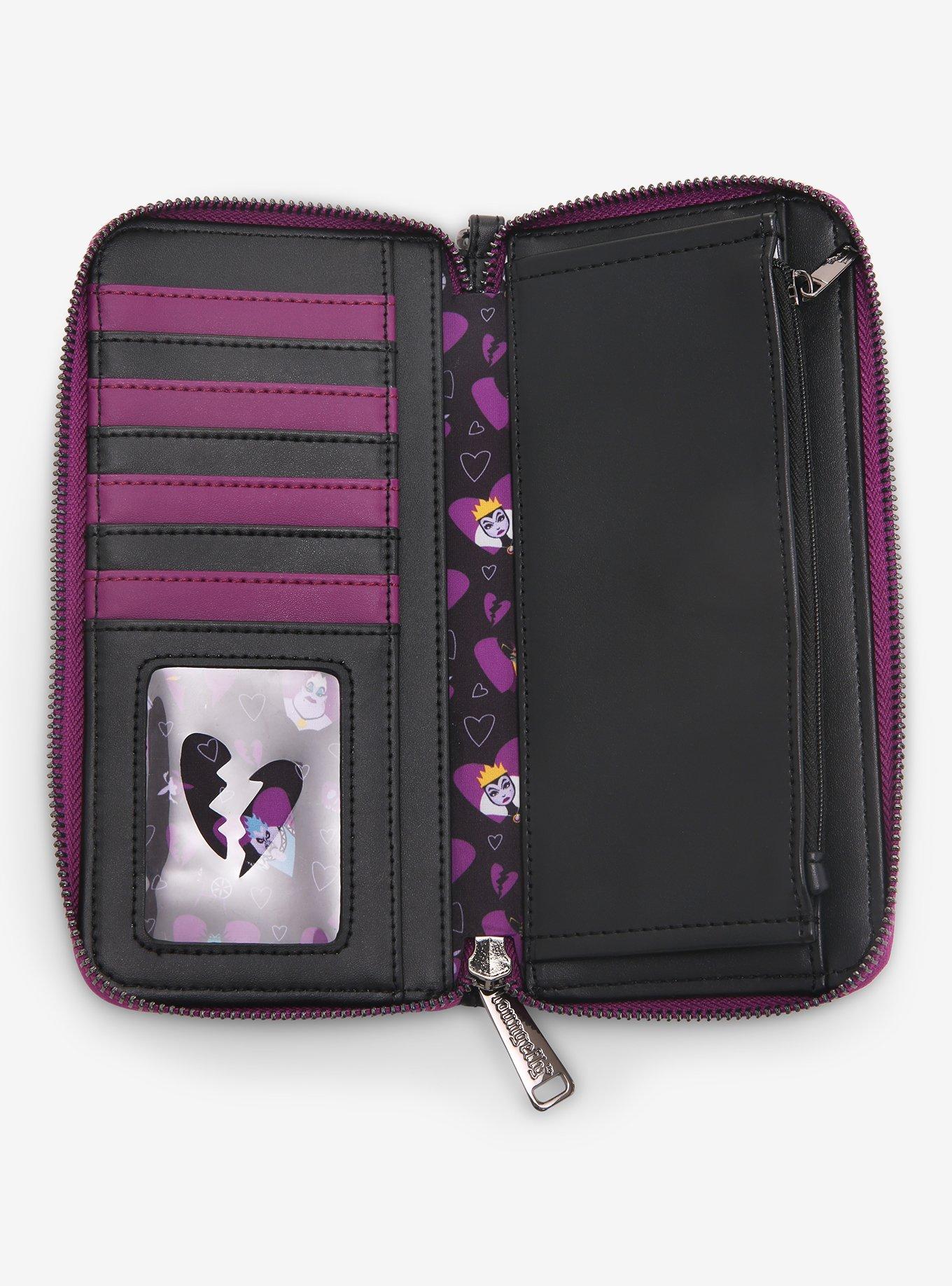 Loungefly Disney Villains Curse Your Hearts Umbrella Wallet, , alternate