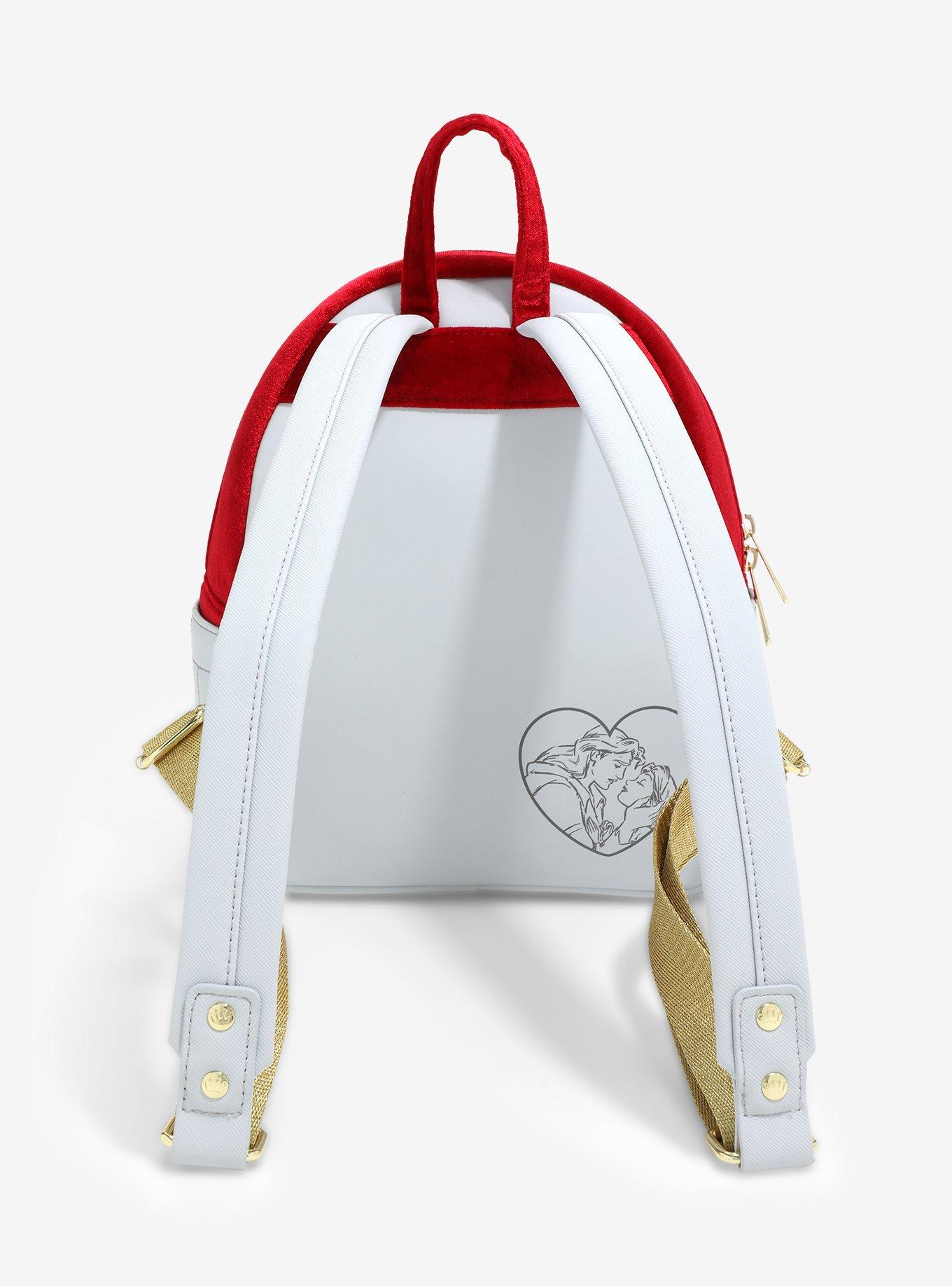 Loungefly Disney Beauty and the Beast Stained Glass Portrait Mini Backpack - BoxLunch Exclusive, , alternate