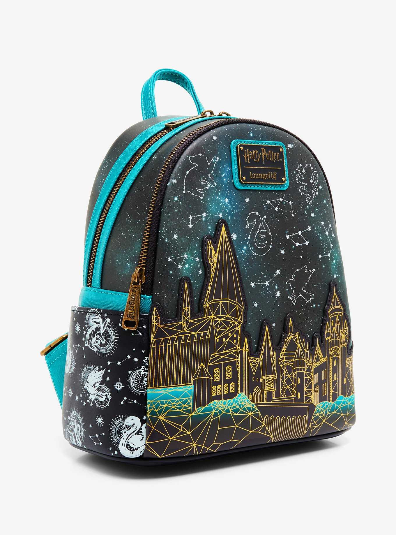 Loungefly Harry Potter Hogwarts Castle Constellations Glow-in-the-Dark Mini Backpack - BoxLunch Exclusive, , hi-res