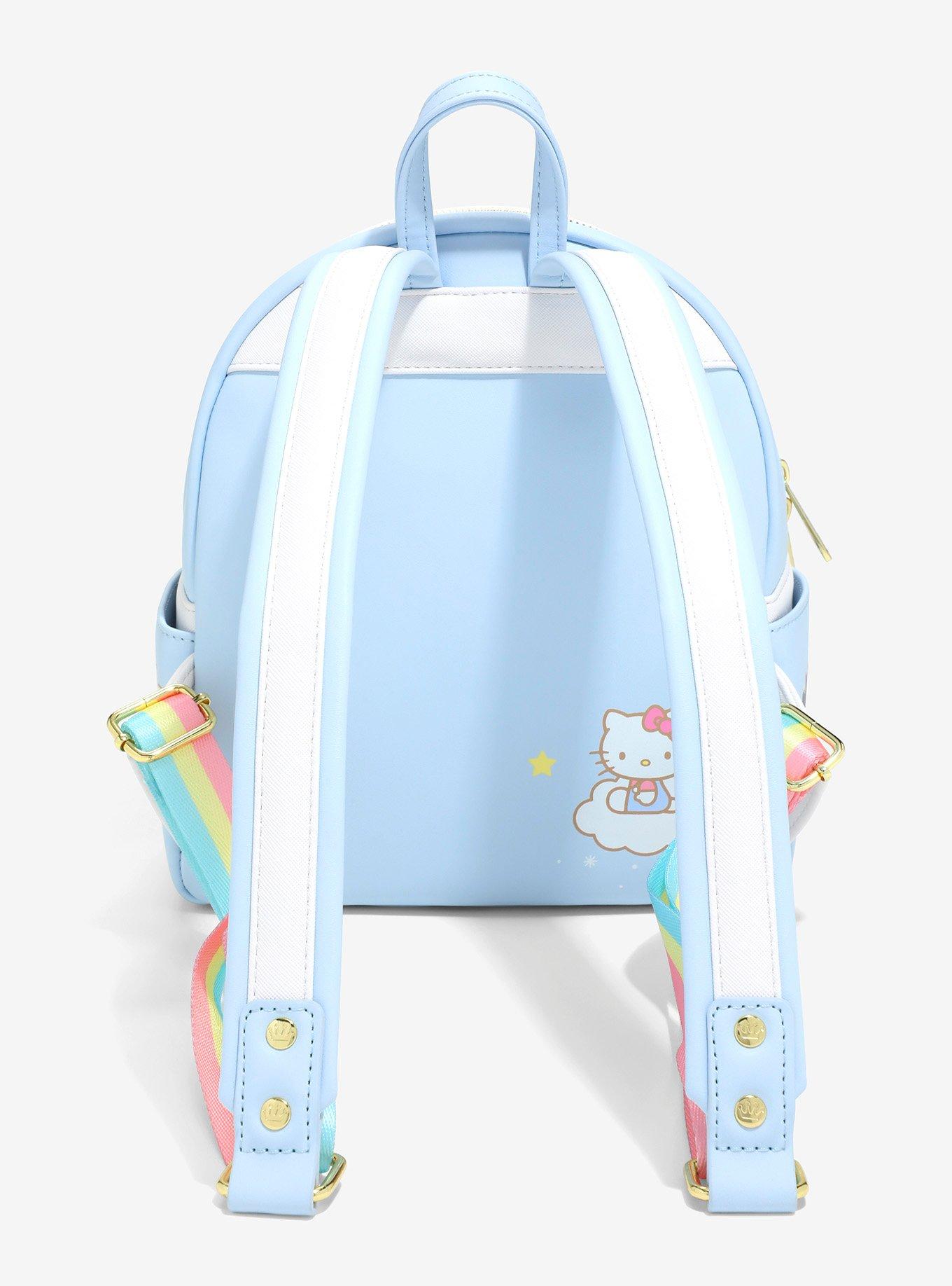 Loungefly Sanrio Hello Kitty and Friends Rainbow Clouds Mini Backpack - BoxLunch Exclusive, , alternate
