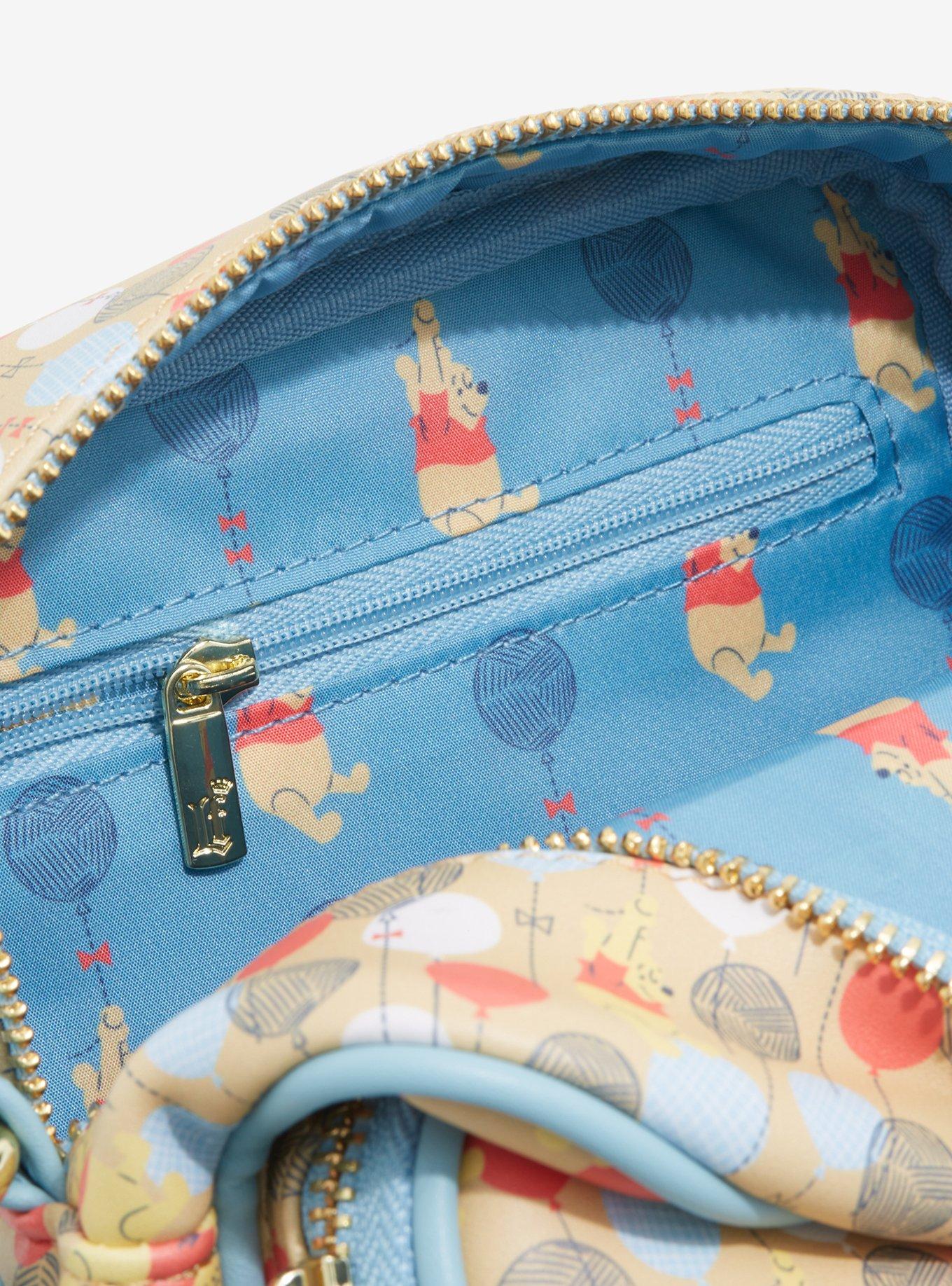 Loungefly Disney Winnie the Pooh Balloons Allover Print Crossbody Bag - BoxLunch Exclusive, , alternate