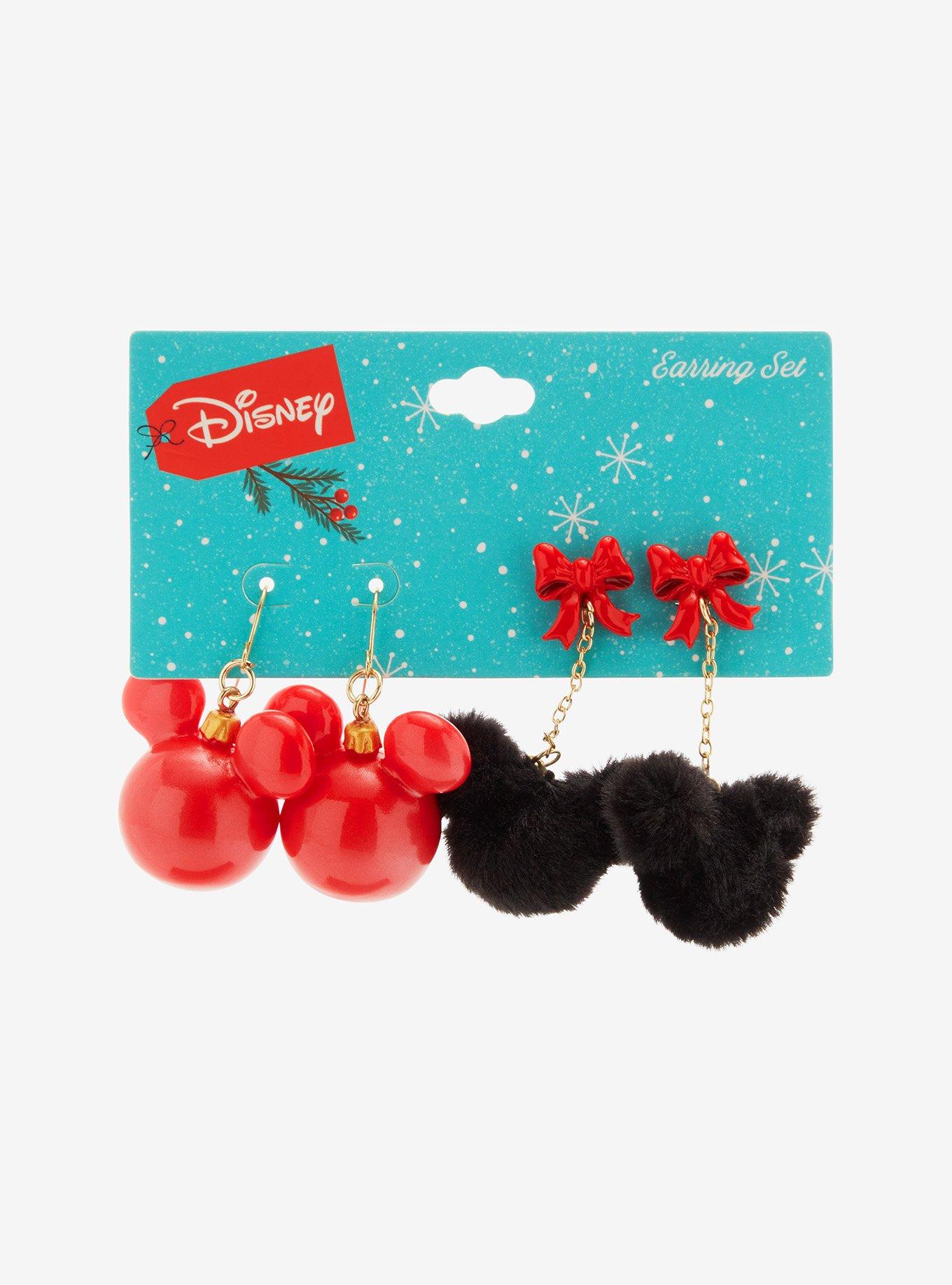 Disney Mickey Mouse Ornament Earring Set - BoxLunch Exclusive, , alternate