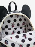 Loungefly Disney Minnie Mouse Black and Red Polka Dot Mini Backpack, , alternate