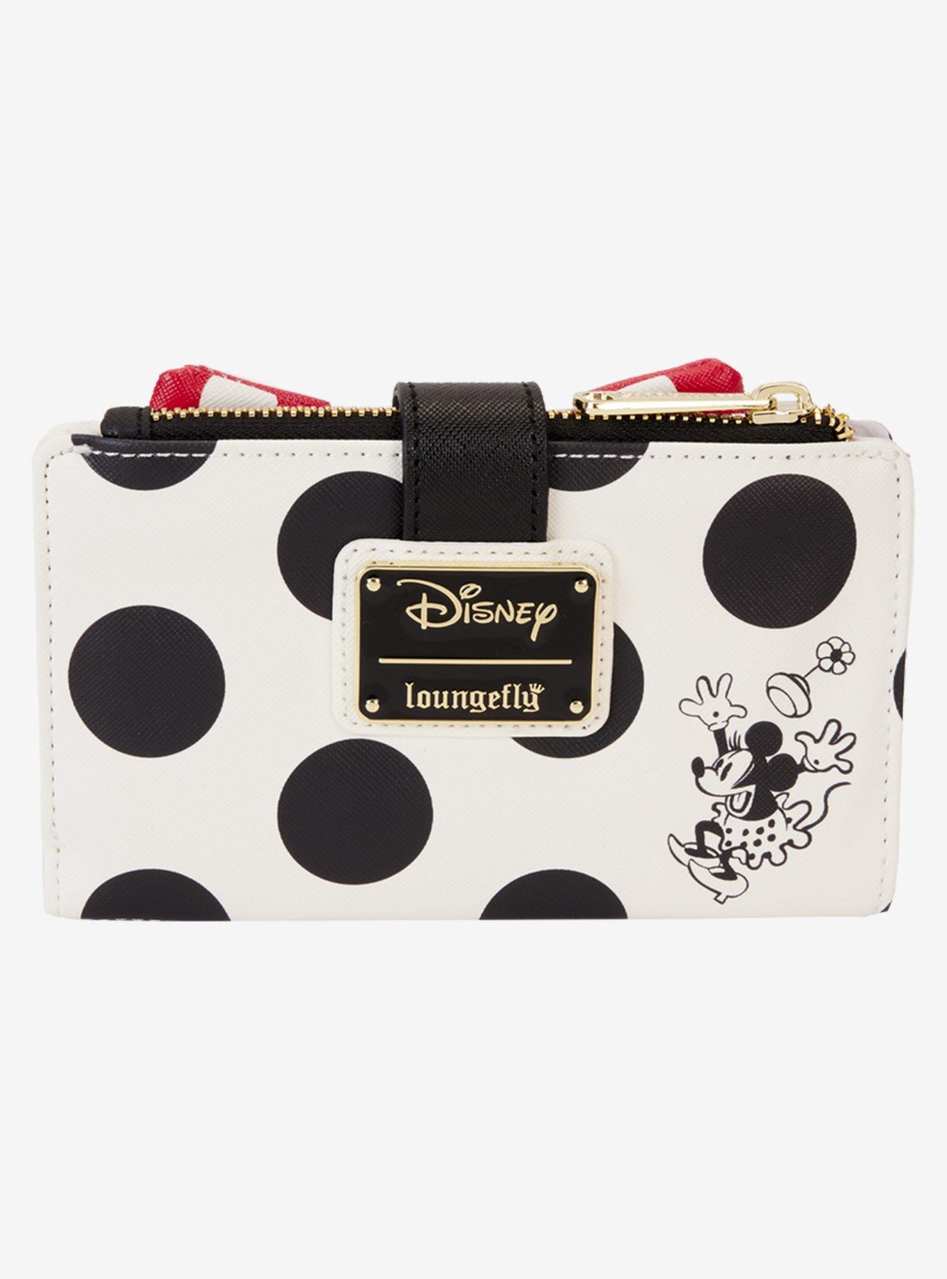 Loungefly Disney Minnie Mouse Polka Dot Bow Wallet, , alternate