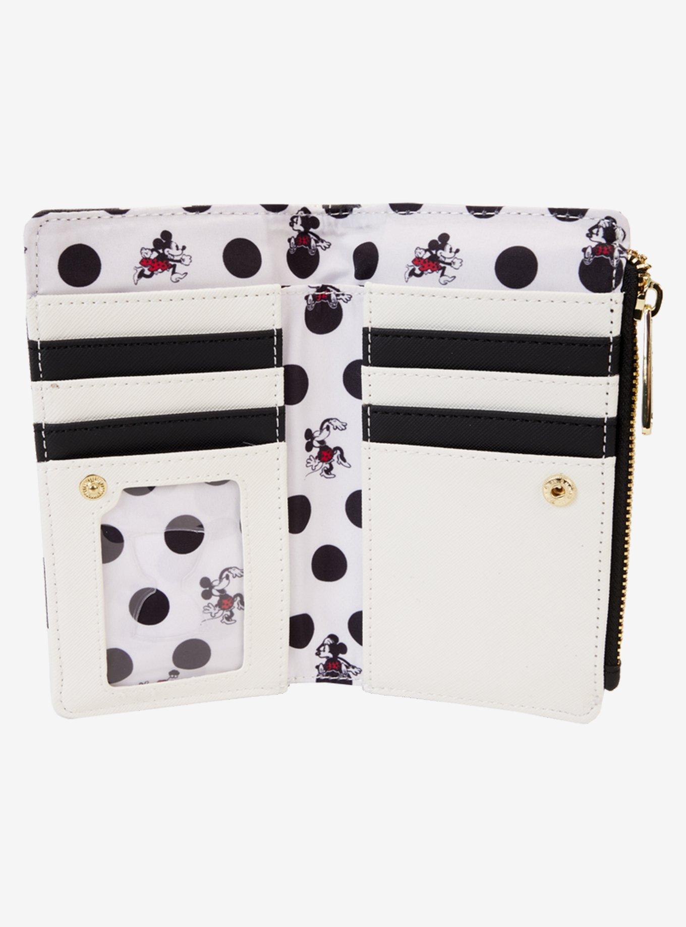 Loungefly Disney Minnie Mouse Polka Dot Bow Wallet, , alternate