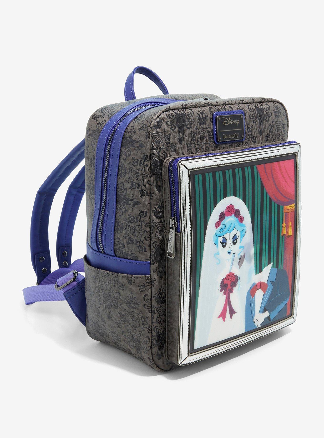 Loungefly Disney Haunted Mansion Bride Lenticular Mini Backpack, , alternate