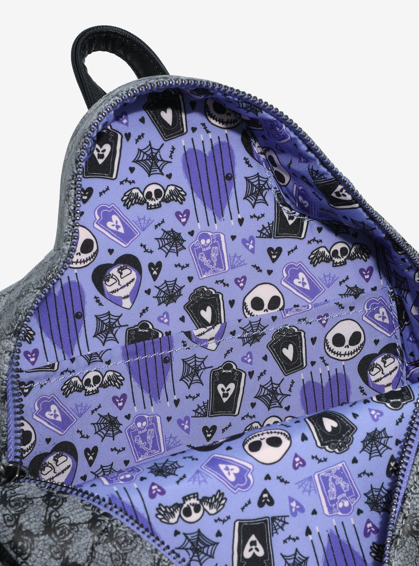 Loungefly Disney The Nightmare Before Christmas Jack and Sally Eternally Yours Backpack, , alternate