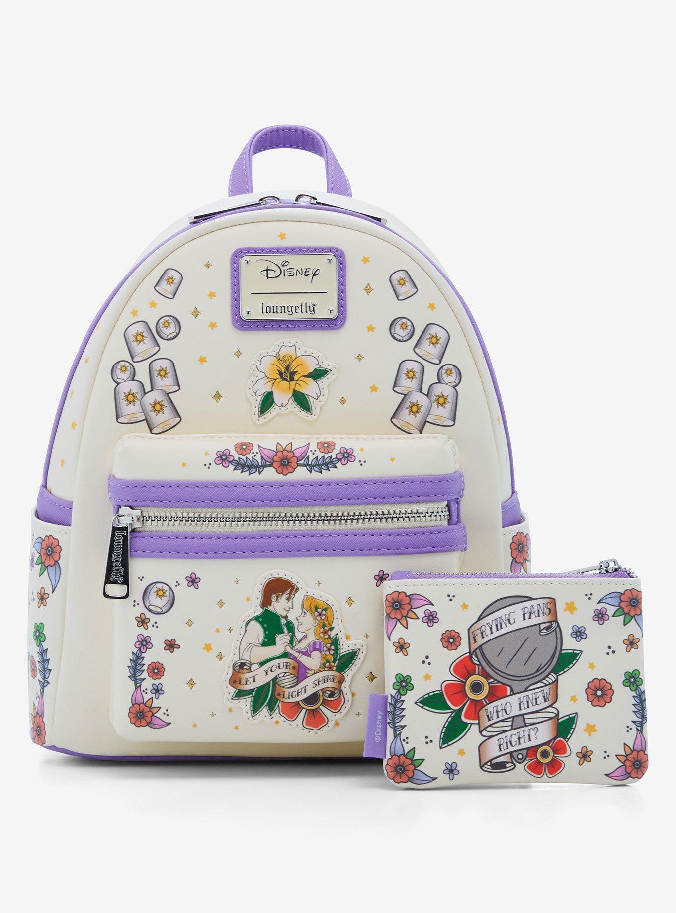 Loungefly Disney Tangled Rapunzel and Flynn Rider Lantern Mini Backpack — BoxLunch Exclusive, , alternate