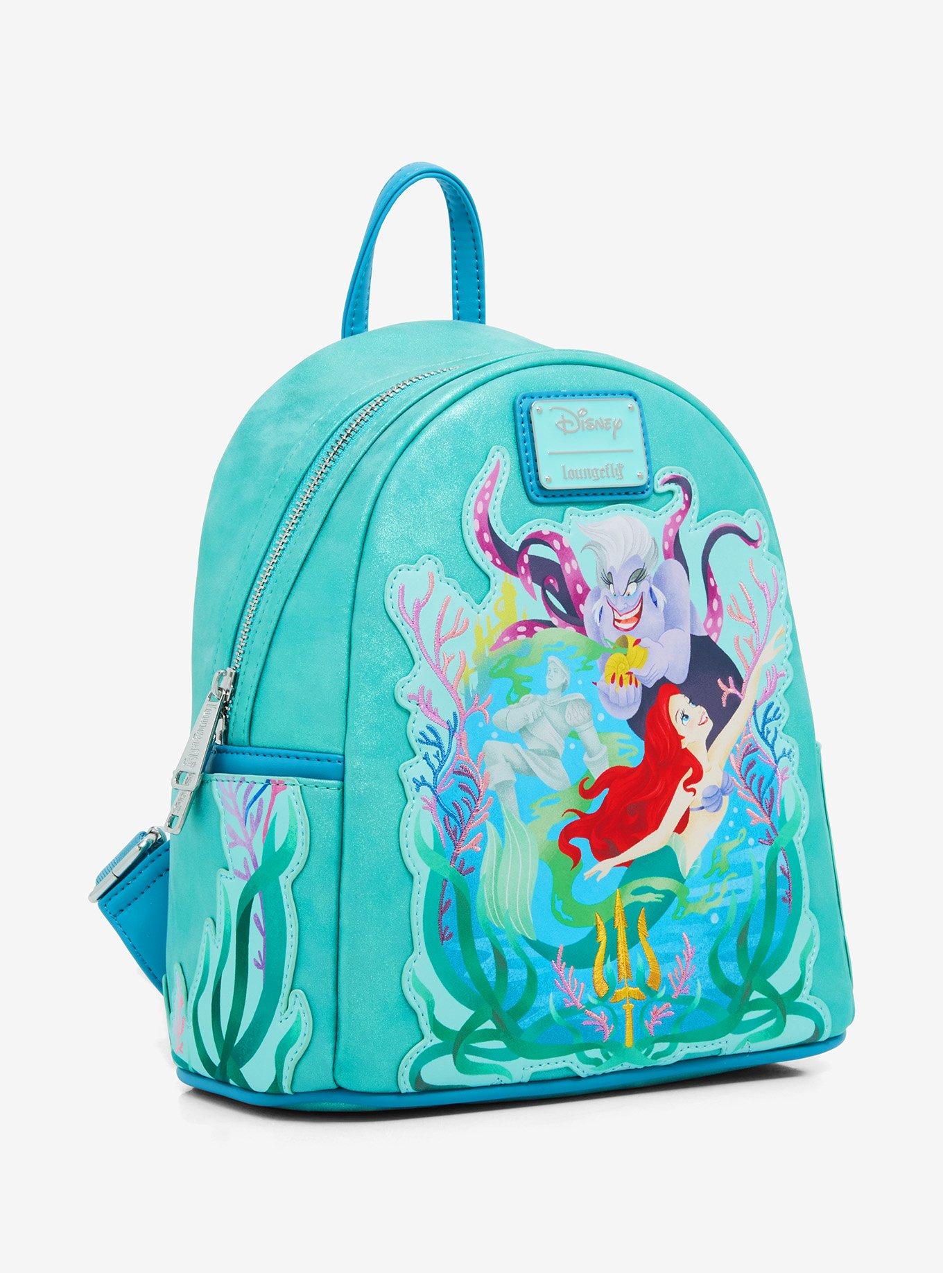 Loungefly Disney The Little Mermaid Glitter Portrait Mini Backpack - BoxLunch Exclusive, , alternate