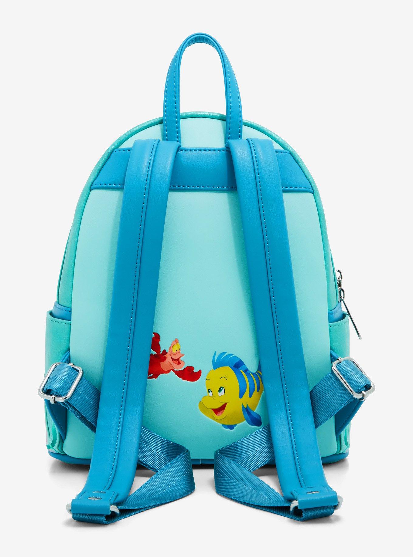 Loungefly Disney The Little Mermaid Glitter Portrait Mini Backpack - BoxLunch Exclusive, , alternate