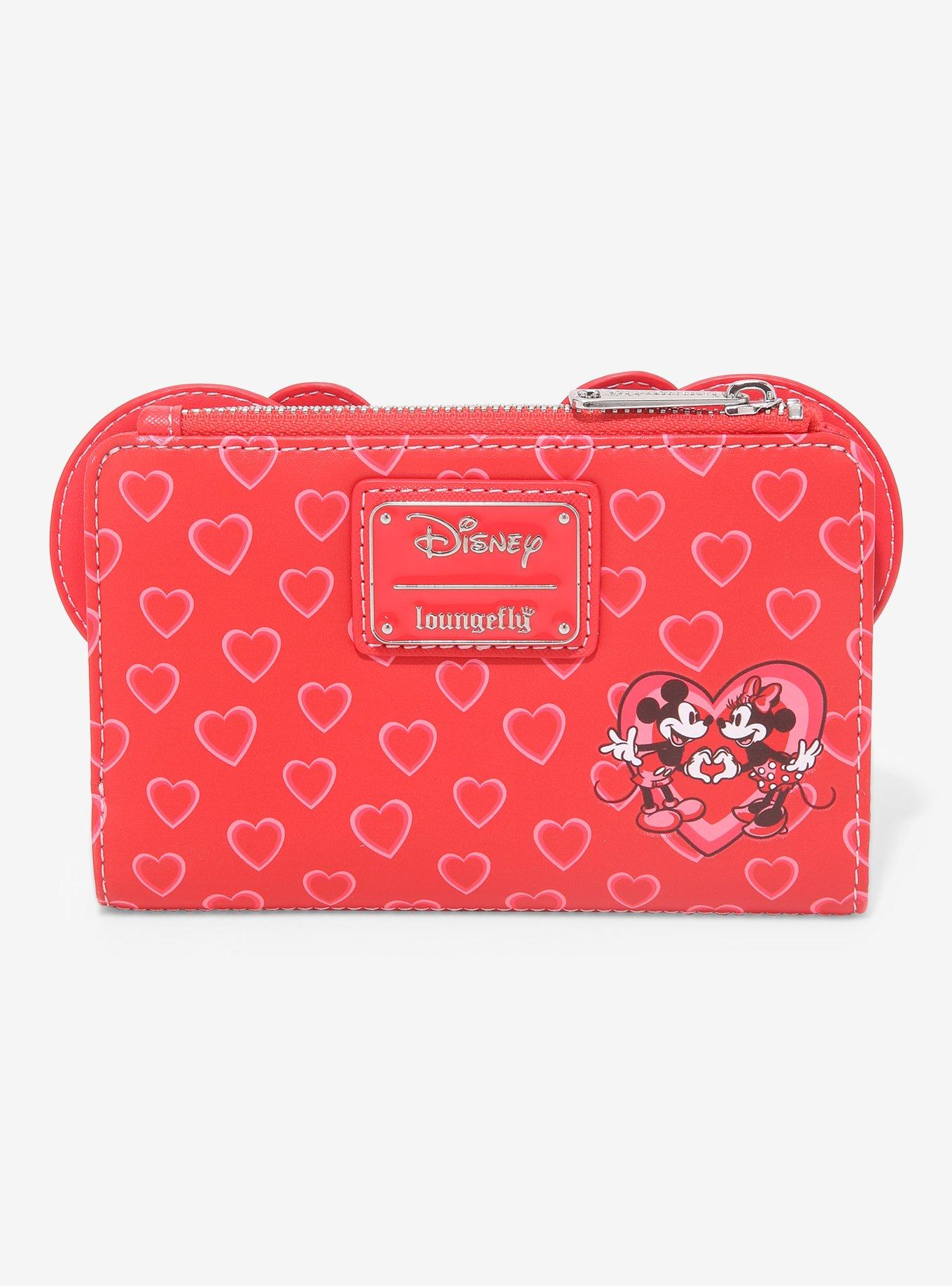 Loungefly Disney Minnie Mouse Hearts Ears Wallet - BoxLunch Exclusive, , alternate