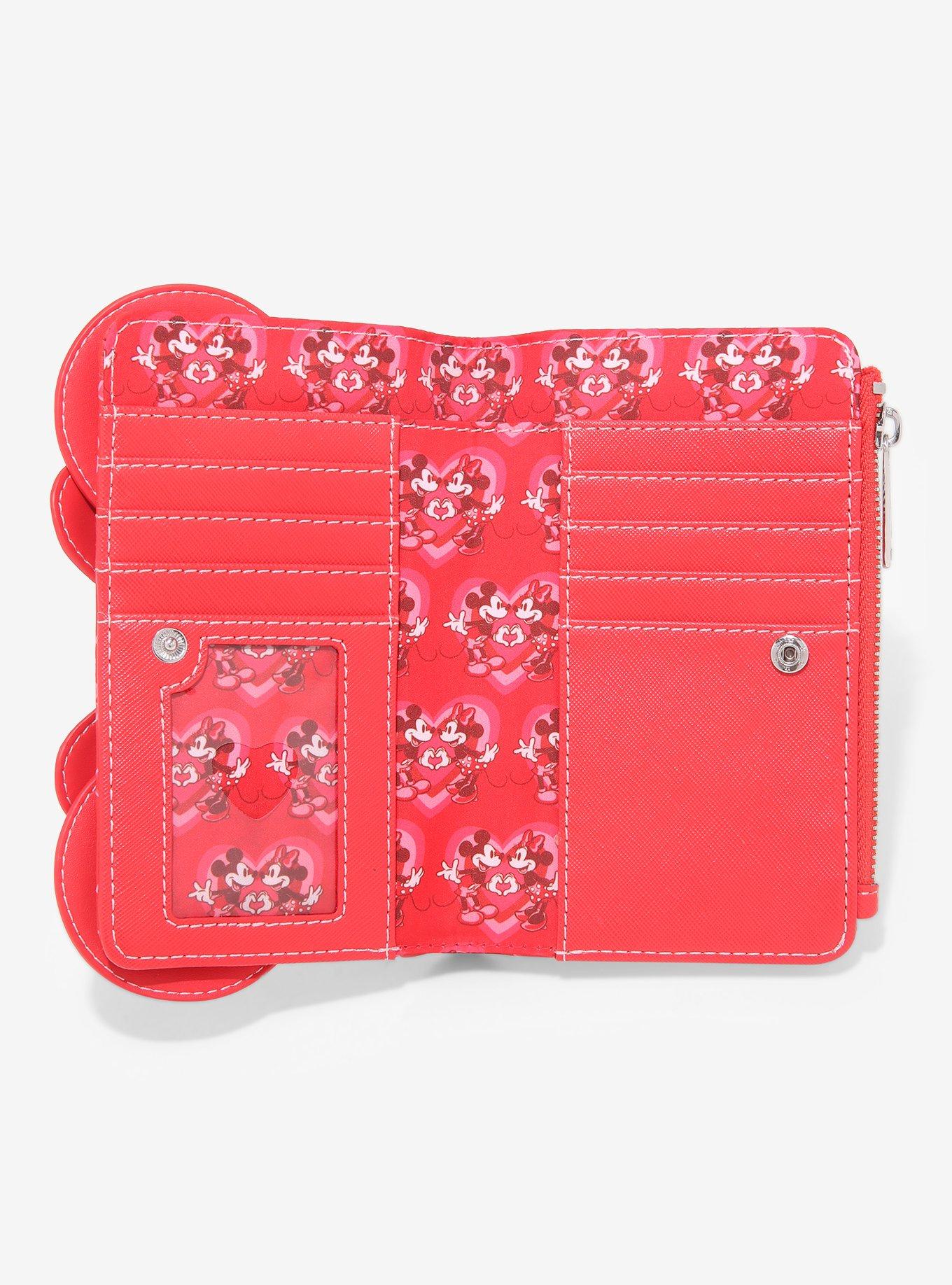 Loungefly Disney Minnie Mouse Hearts Ears Wallet - BoxLunch Exclusive, , alternate