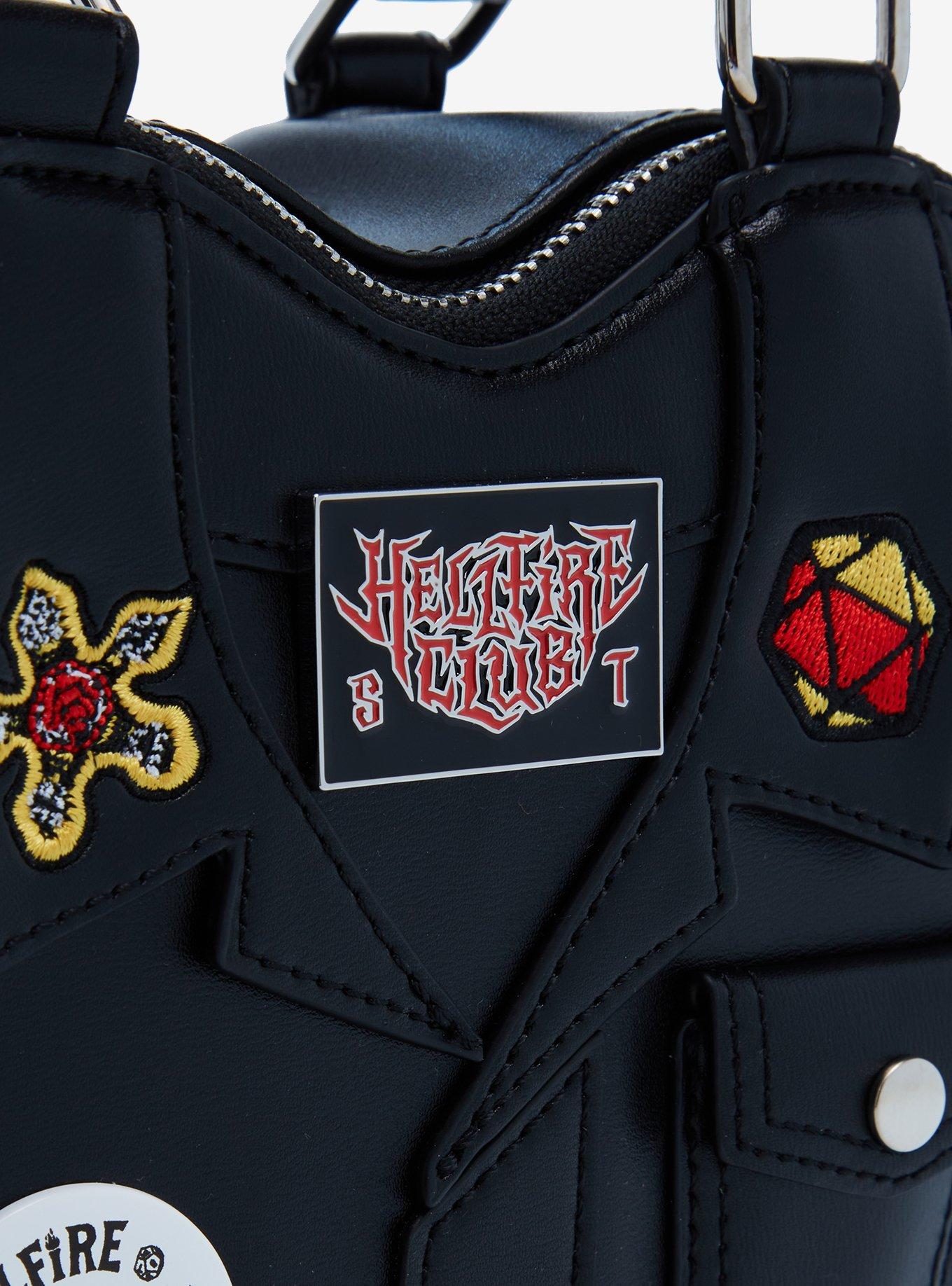 Stranger Things Hellfire Club Jacket Figural Handbag - BoxLunch Exclusive, , alternate