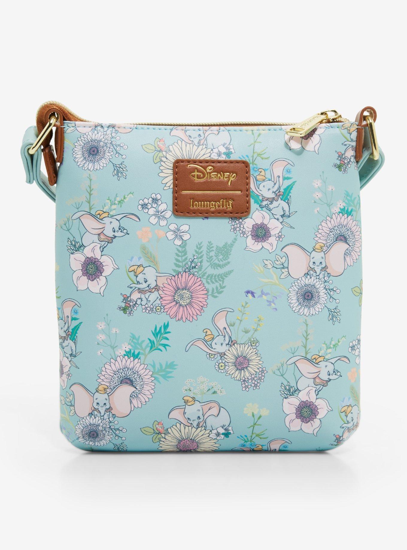 Loungefly Disney Dumbo Floral Allover Print Crossbody Bag - BoxLunch Exclusive, , hi-res