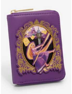 Loungefly Disney Tangled Rapunzel Frame Portrait Small Zip Wallet - BoxLunch Exclusive, , hi-res