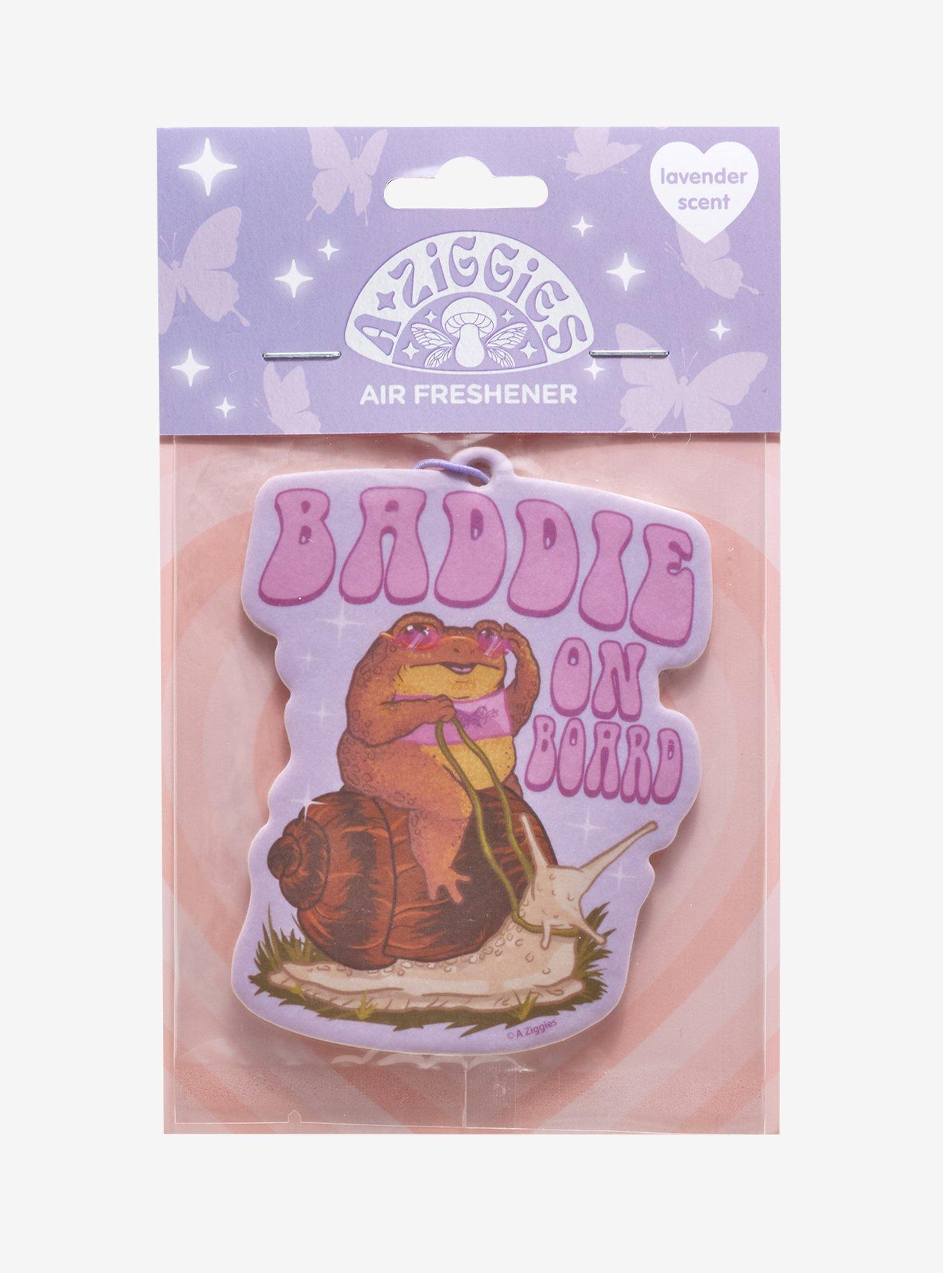 Frog Baddie On Board Air Freshener By A Ziggies, , alternate