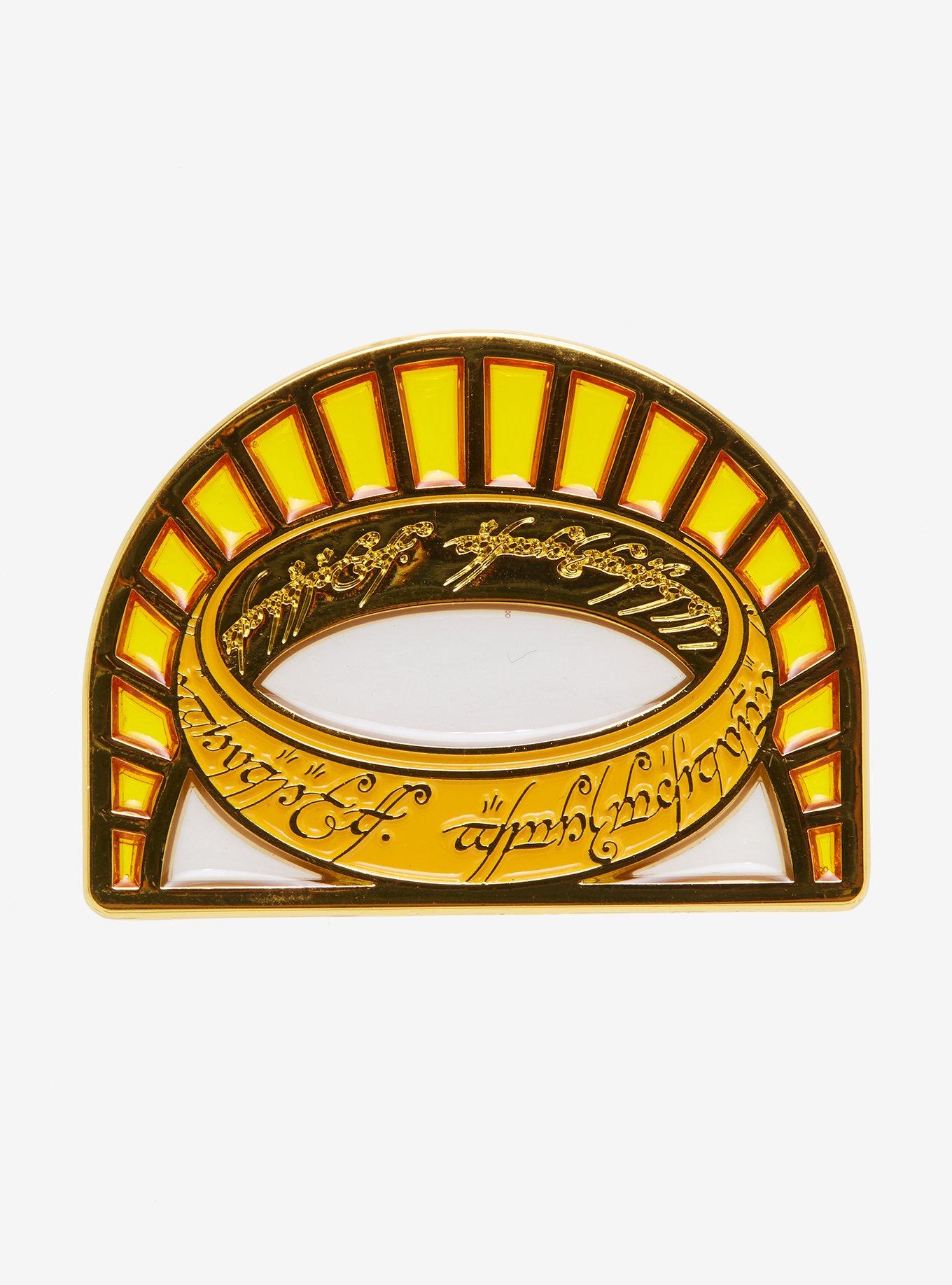 The Lord of the Rings One Ring Stained Glass Enamel Pin - BoxLunch Exclusive , , hi-res