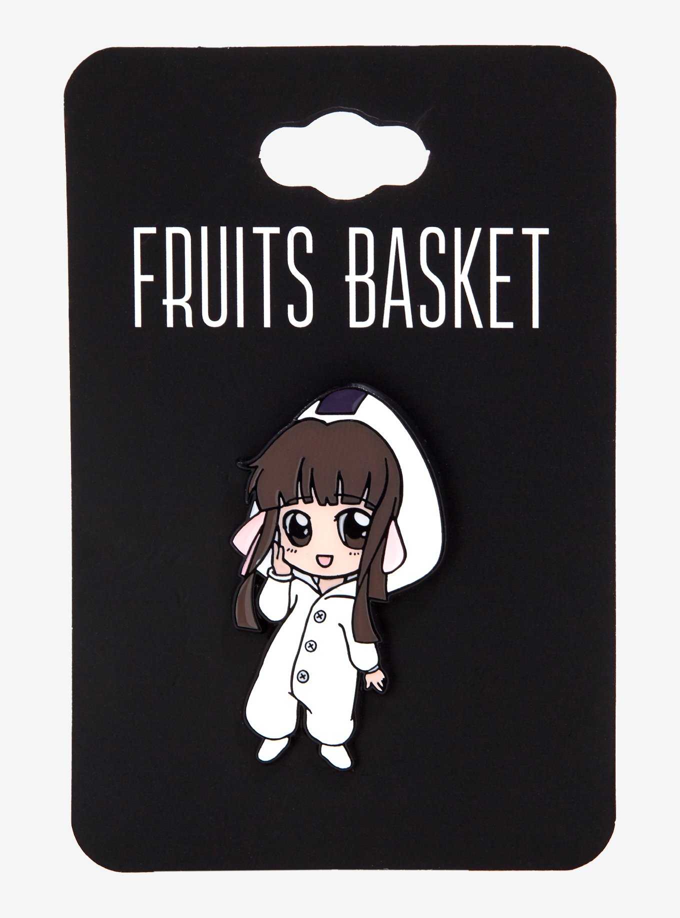 Fruits Basket Tohru Onigiri Onesie Enamel Pin - BoxLunch Exclusive, , hi-res