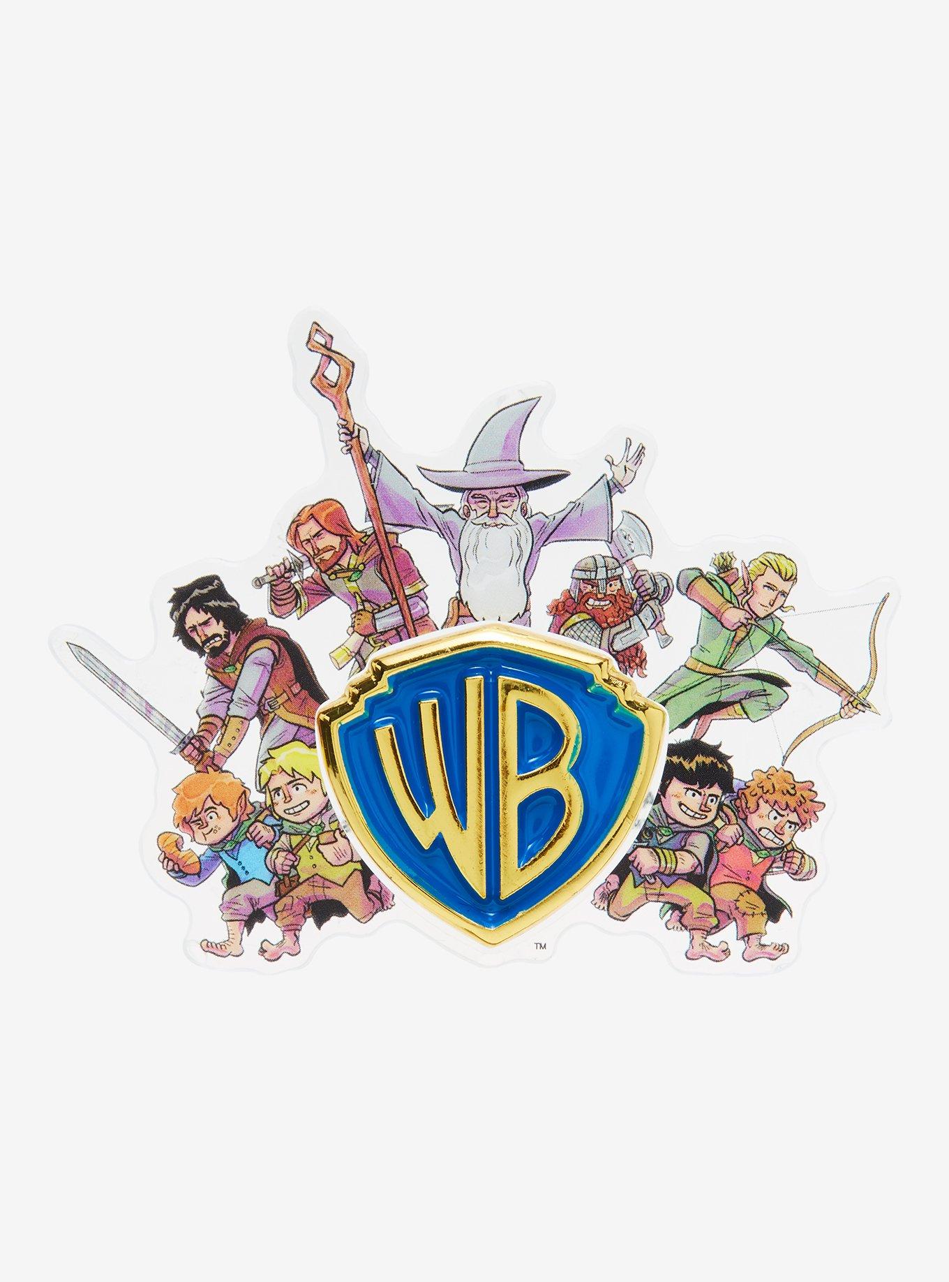 Warner Bros. 100 The Lord of the Rings Group Portrait Enamel Pin - BoxLunch Exclusive, , alternate