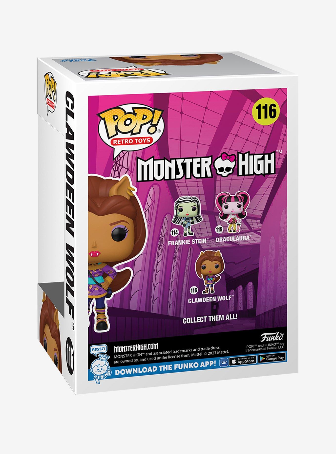 Funko Pop! Retro Toys Monster High Clawdeen Wolf Vinyl Figure, , alternate