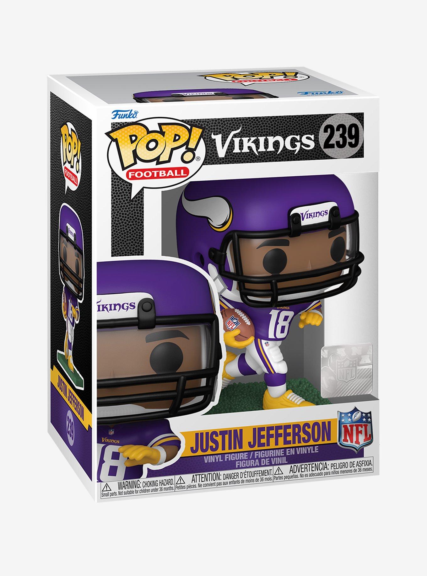 Funko Pop! Football NFL Minnesota Vikings Justin Jefferson Vinyl Figure, , alternate