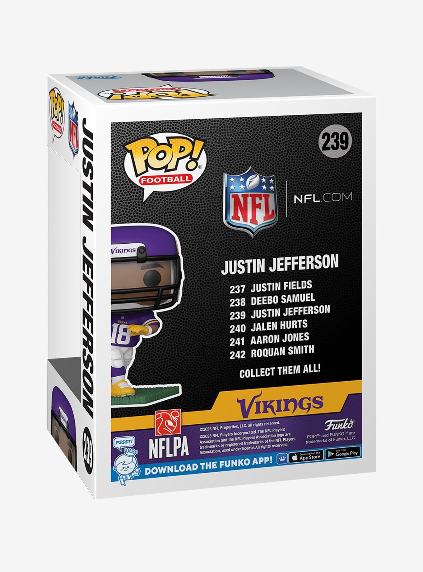 Funko Pop! Football NFL Minnesota Vikings Justin Jefferson Vinyl Figure, , alternate