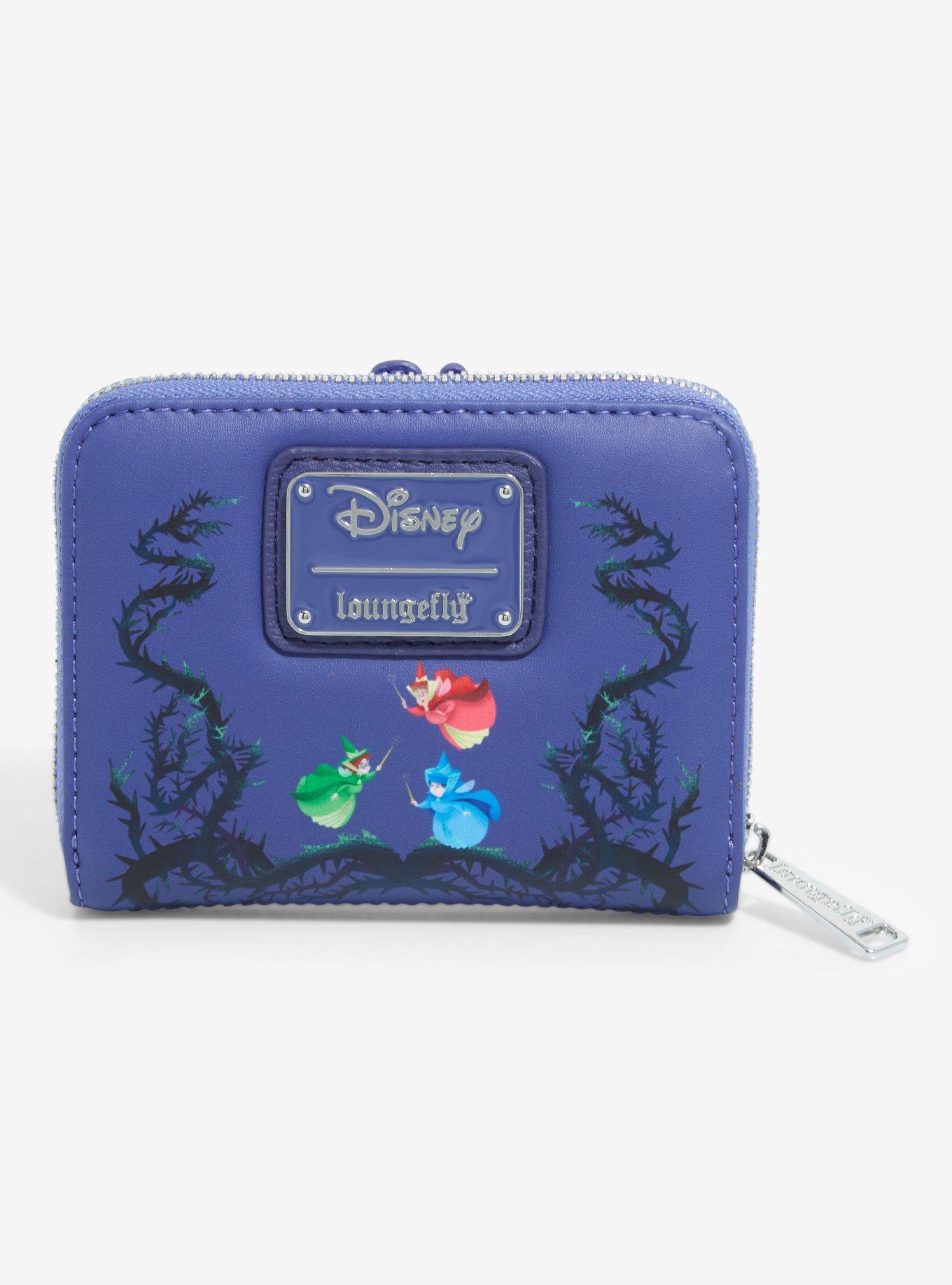 Loungefly Disney Sleeping Beauty Group Portrait Small Zippered Wallet - BoxLunch Exclusive, , alternate