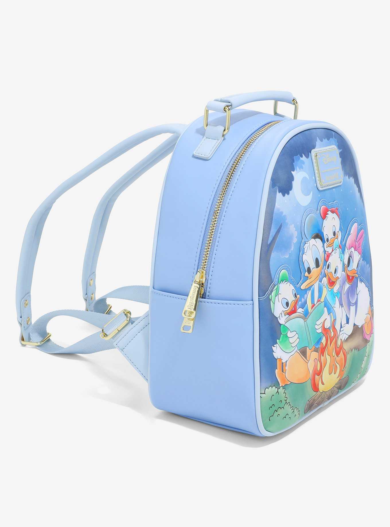 Loungefly Disney Donald Duck Group Campfire Mini Backpack - BoxLunch Exclusive, , hi-res
