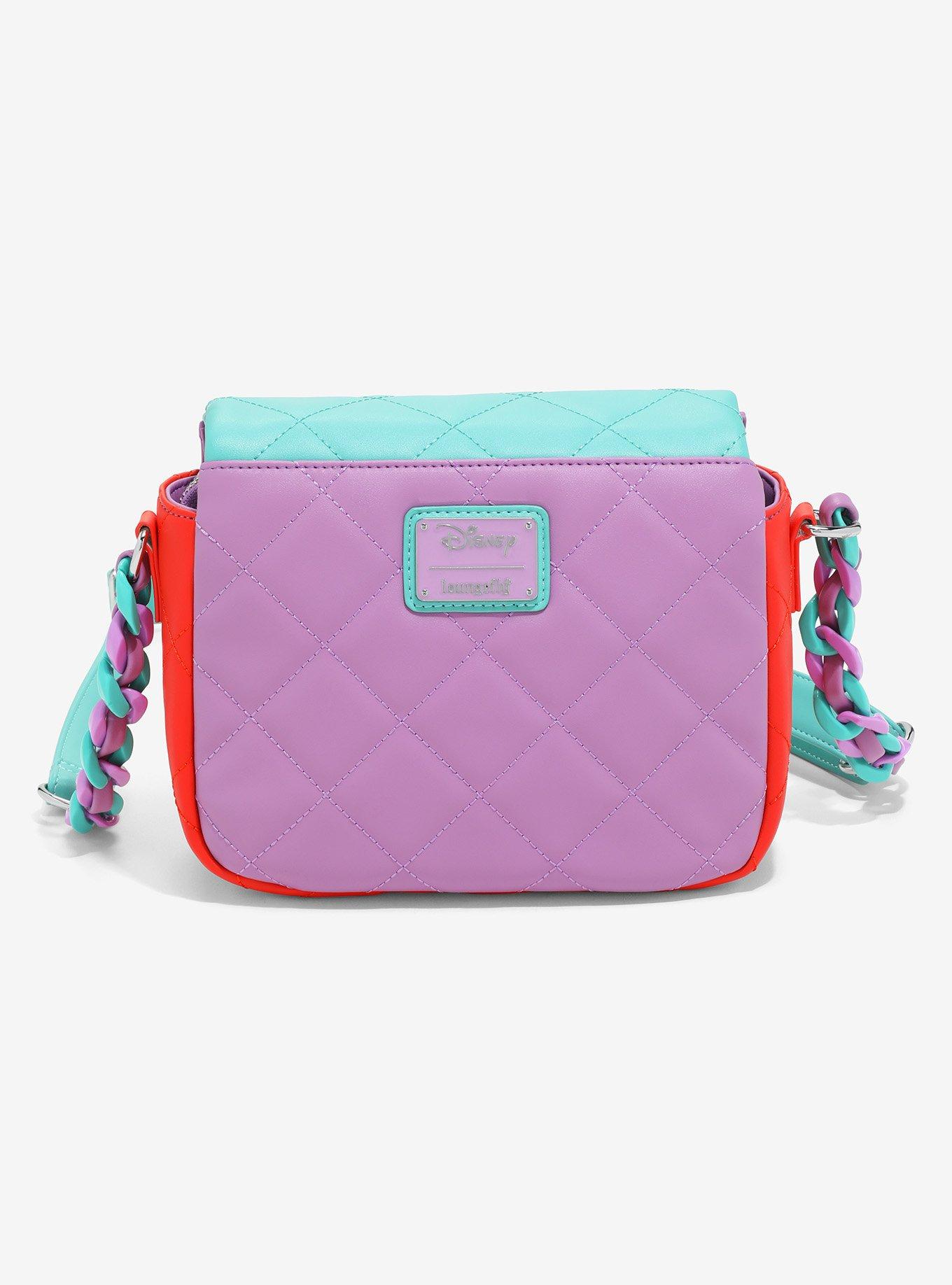 Loungefly Disney The Little Mermaid Ariel Color Block Handbag — BoxLunch Exclusive, , alternate