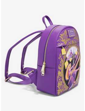 Loungefly Disney Tangled Rapunzel Purple and Gold Lantern Mini Backpack - BoxLunch Exclusive, , hi-res