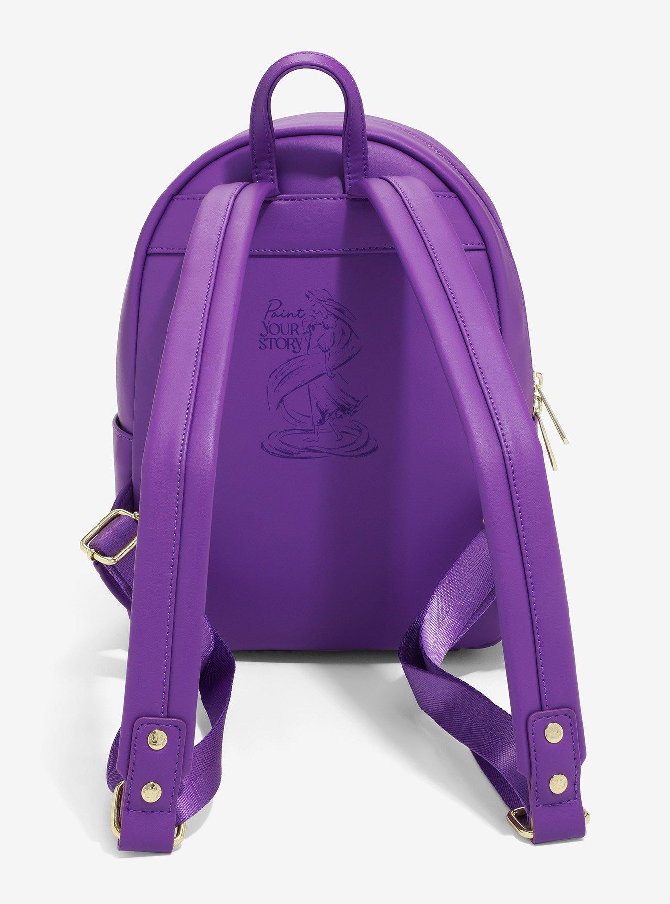 Loungefly Disney Tangled Rapunzel Purple and Gold Lantern Mini Backpack - BoxLunch Exclusive