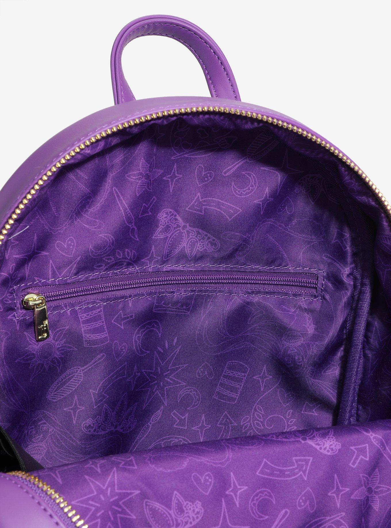 Loungefly Disney Tangled Rapunzel Purple and Gold Lantern Mini Backpack - BoxLunch Exclusive