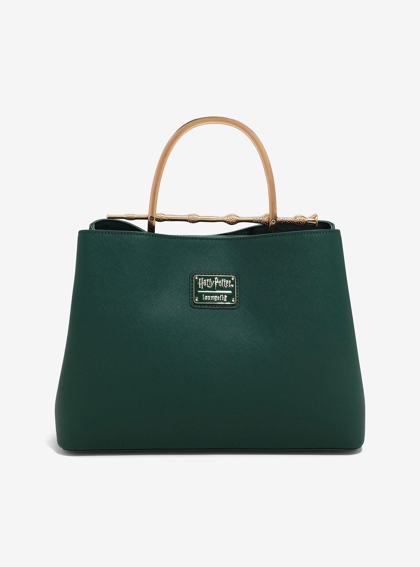 Loungefly Harry Potter Elder Wand Slytherin Handbag - BoxLunch Exclusive, , alternate