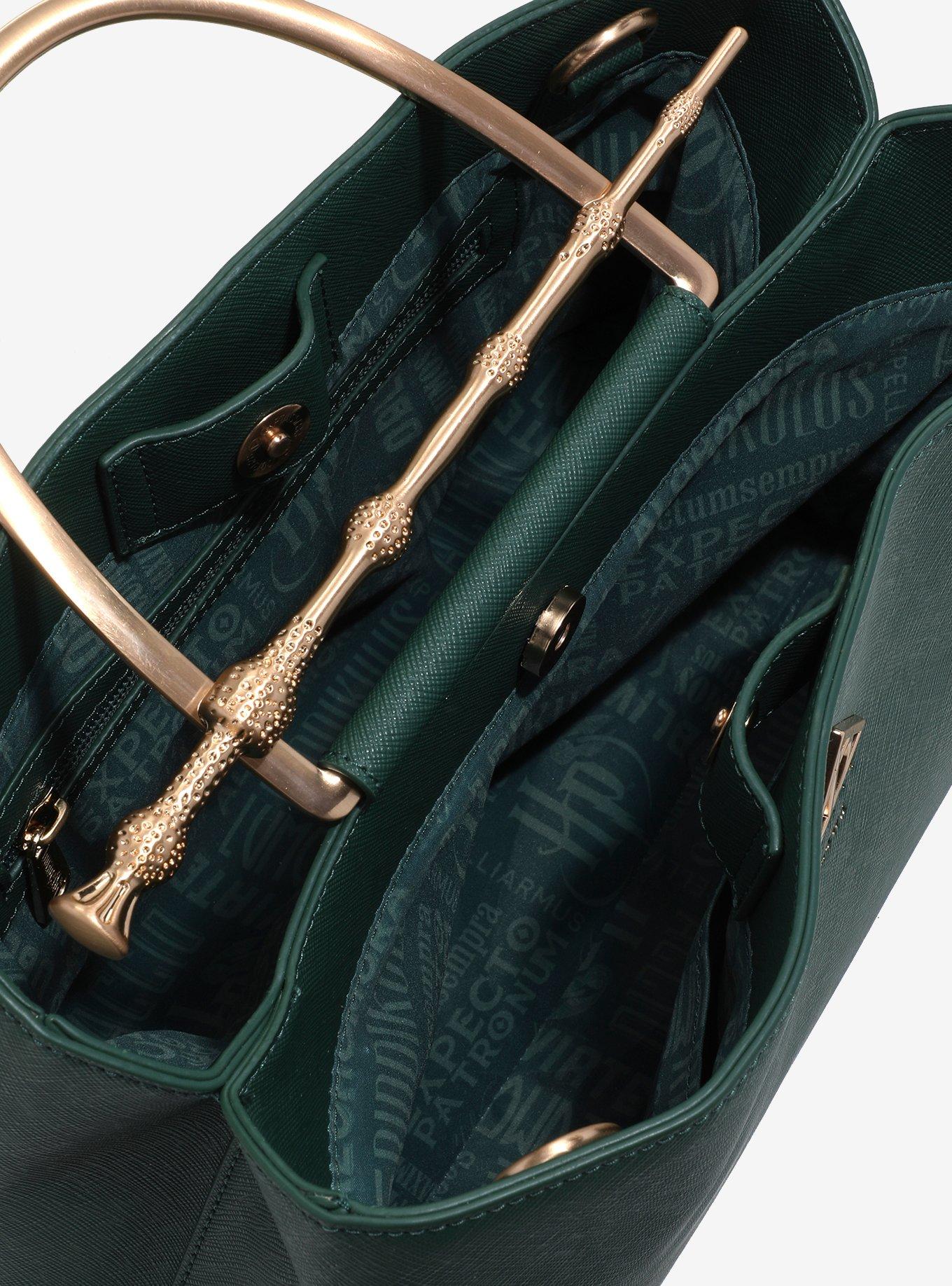 Loungefly Harry Potter Elder Wand Slytherin Handbag - BoxLunch Exclusive, , alternate