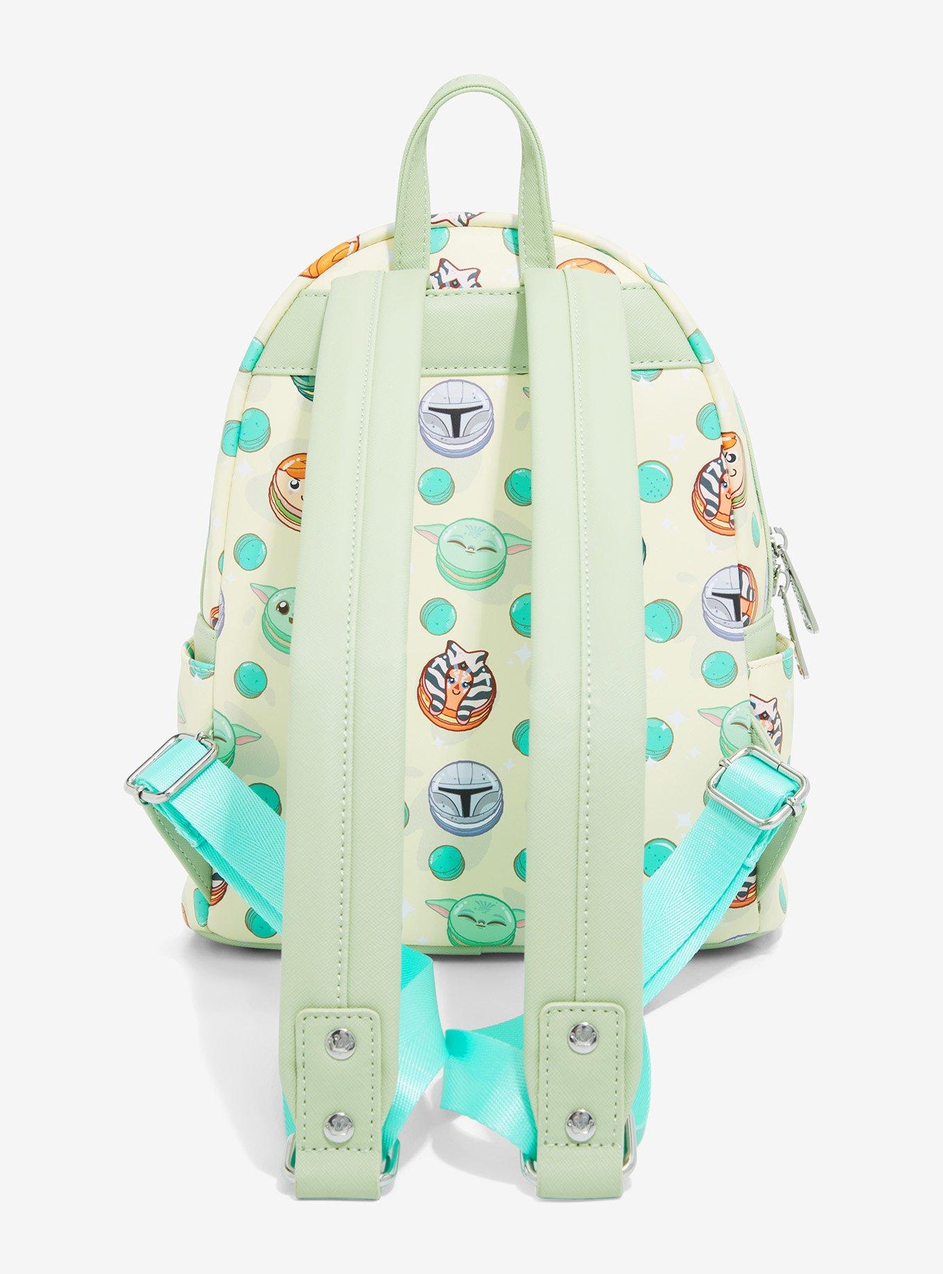 Loungefly Star Wars Macaron Characters Allover Print Mini Backpack - BoxLunch Exclusive, , alternate