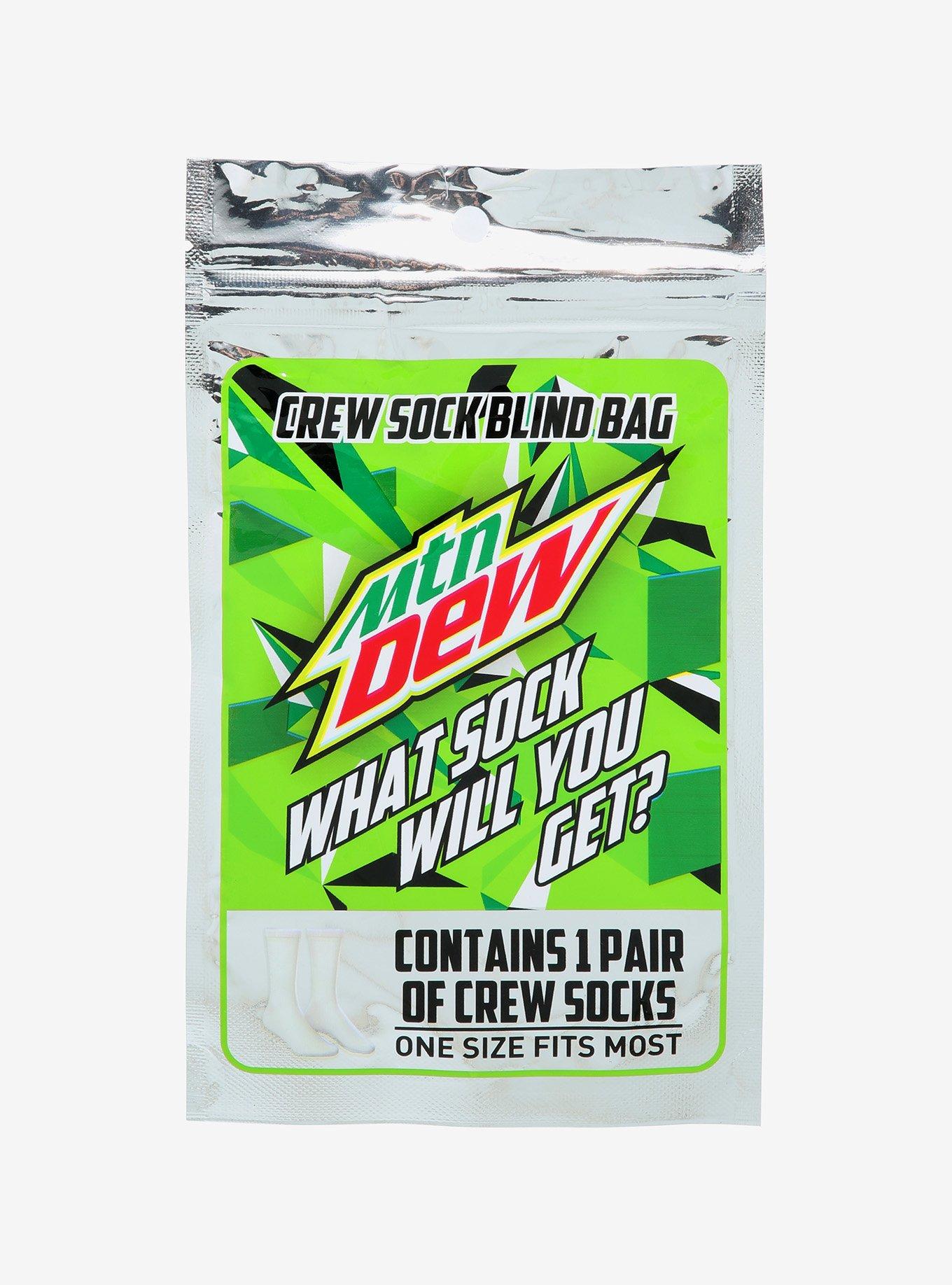 Mountain Dew Blind Bag Crew Socks, , alternate