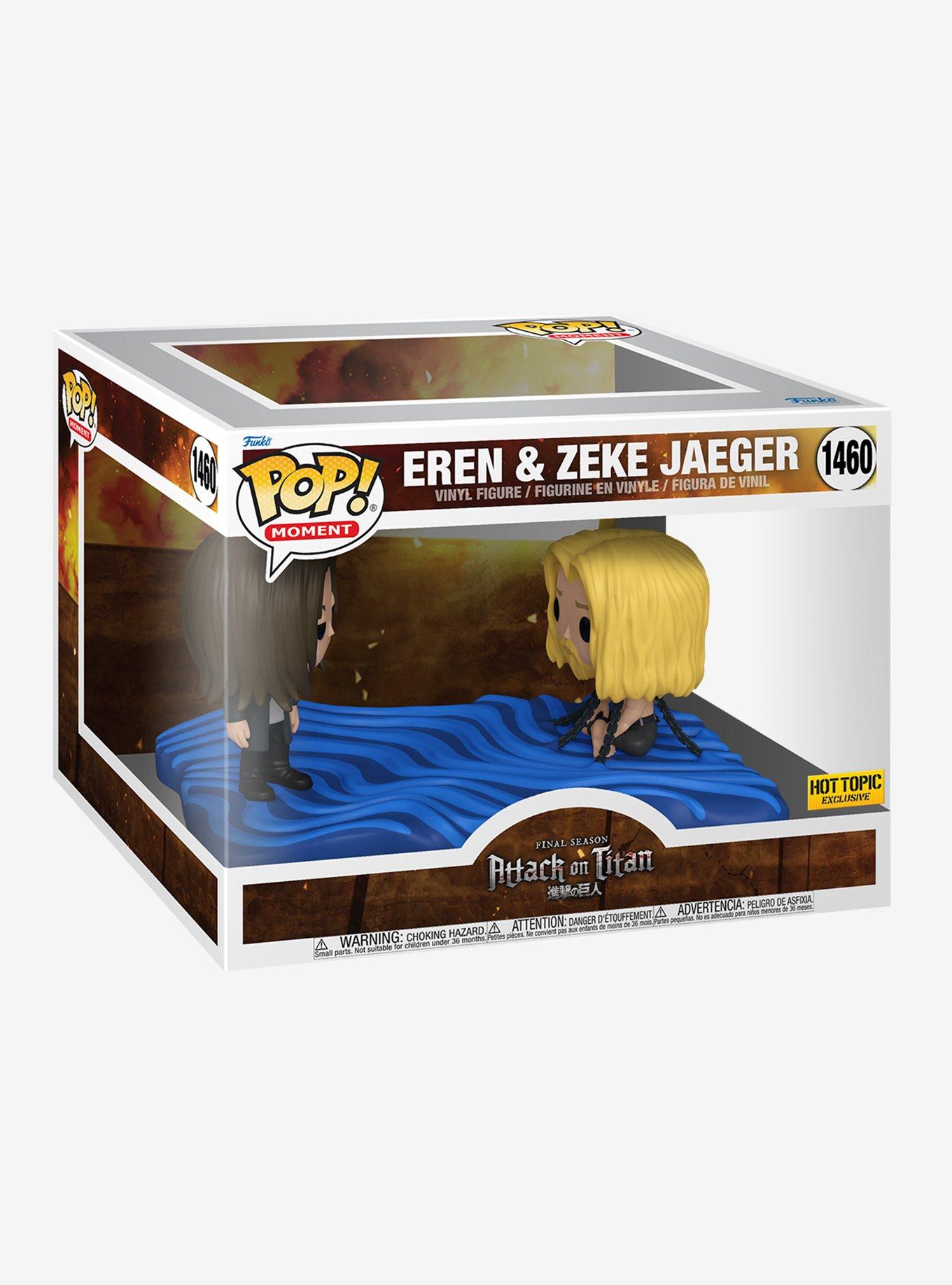 Funko Attack On Titan Pop! Moment Eren & Zeke Jaeger Vinyl Figure Hot Topic Exclusive, , hi-res