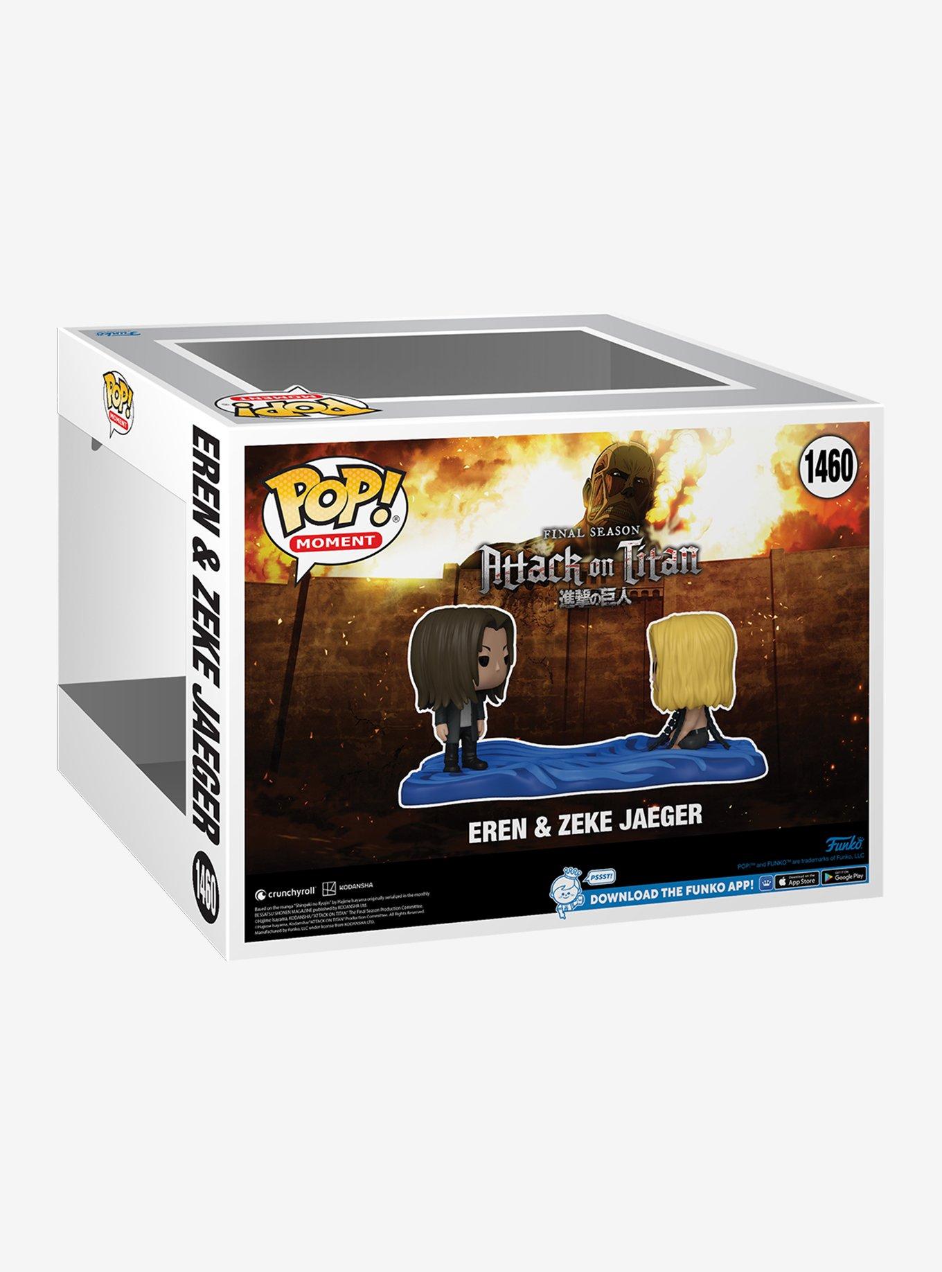 Funko Attack On Titan Pop! Moment Eren & Zeke Jaeger Vinyl Figure Hot Topic Exclusive, , alternate