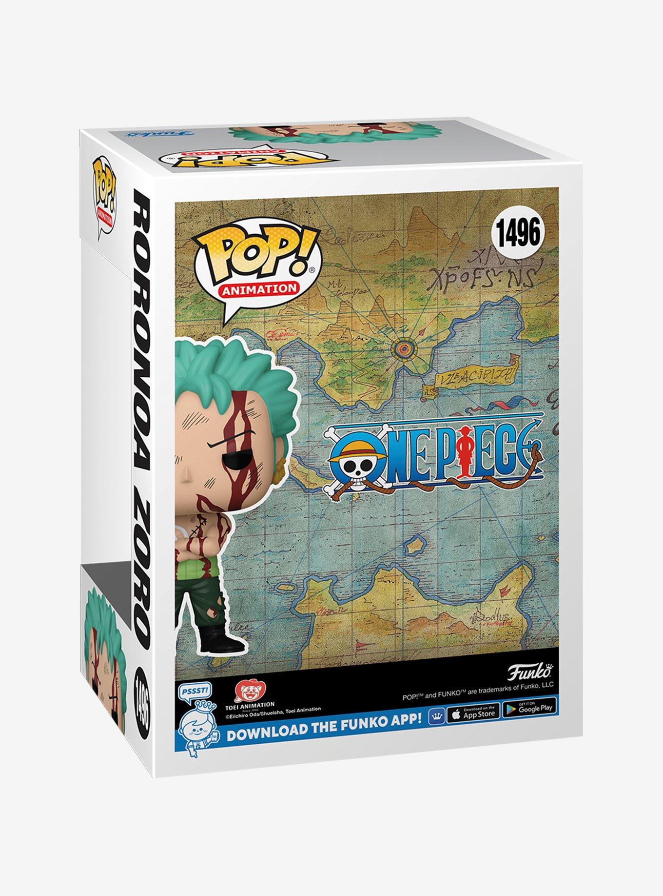 Funko One Piece Pop! Animation Roronoa Zoro Vinyl Figure Hot Topic Exclusive, , alternate